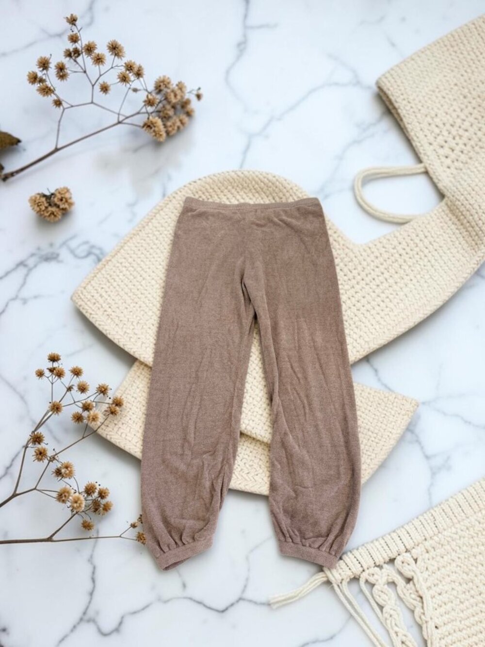 Barefoot Dreams CozyChic Ultra Lite Knit 2 Piece Set Sweatshirt & Joggers M/L? - Picture 10 of 14